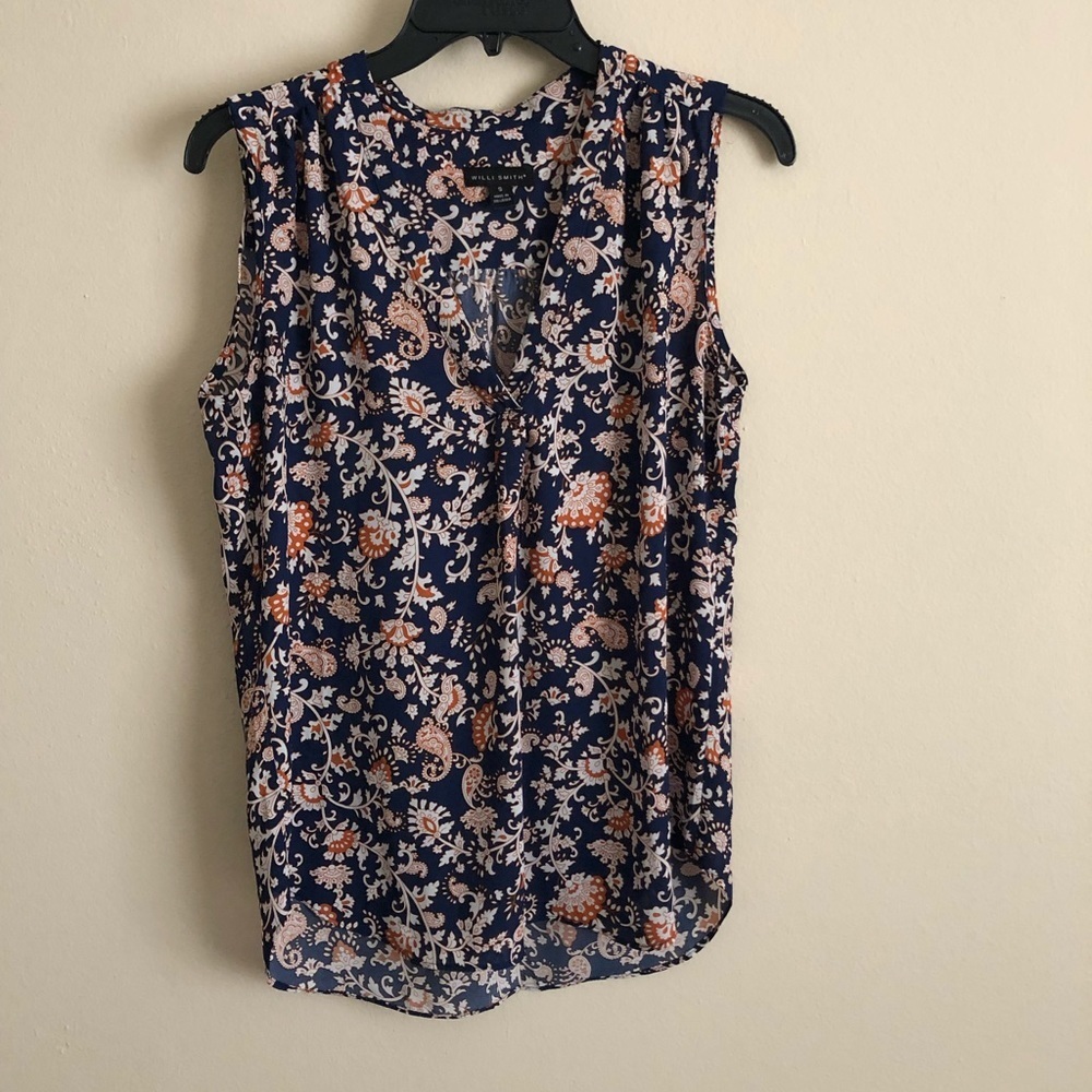 Paisley Print Top